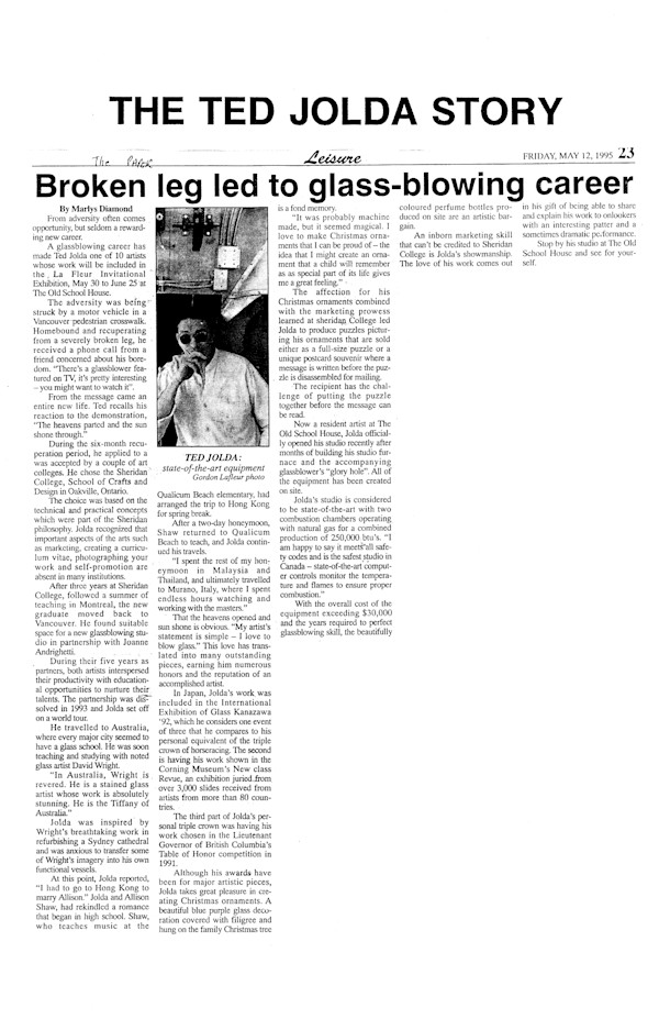 The Ted Jolda Story by Ted Jolda