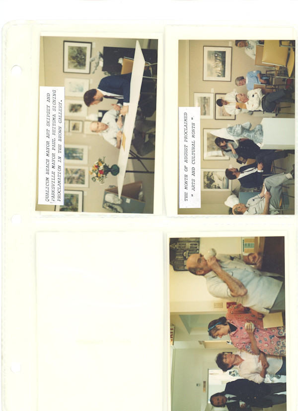 1989 Photo Album (Second Half) by Larry Aguilar, Brian Anderson, Wanda Ashmore, Dave Barrett, Peggy Burkosky, Colleen Butcher, Nancy Button, Helga Byers, Audrey Cameron, Signy Cohen, Gillian Crawley, Bea Day, Diane Deagle, Elaine Duncan, Don Emerson, Cathy Grandmont, Anne Gransden, Crystal Greaves, Anne Marie Hart, Heather Herbison, Bege Johnston, Mick Langley, Jason Marlow, Ken McLaren, Sherry Mitchell, Francois Mongeau, Carol Nicol, Gigi Obrahovic, Antonia Olak, Zbigniew Olak, Pauline Pike, Paul Reitsma, Jim Roscoe, Evelyn Scott, Jerry Shulman, Bob Skelly, Christopher Smith, Sheila Steele, Elaine Thompson, Diane Upper, Pat Wehrman