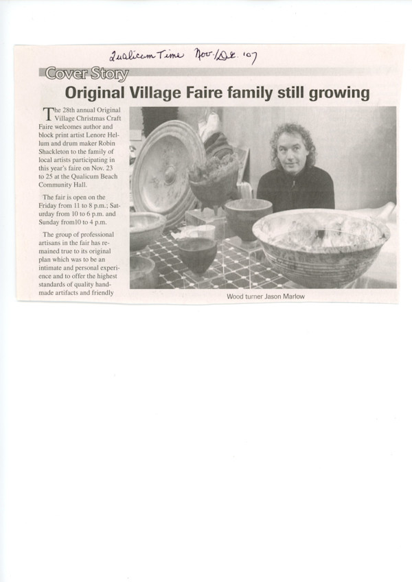 Original Village Faire family still growing - Dec 2007 by Larry Aguilar, Lenore Hellum, Ted Jolda, Mike Keller, Mick Langley, Pauline Pike, Sandy Richardson, Jonathan Rout, Lenore Shackleton, Sylvan Temple Drums, Ann-Marie Veale, Dee Aguilar, Armando Dos Santos, Lucinda Hepting, Wray Parsons, Dawne Brandel, Kim Naylor, Del Mark