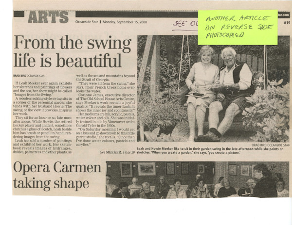 From the swing life is beautiful by Brad Bird, Corrine James, Leah Meeker, Howie Meeker, gerold Tyler