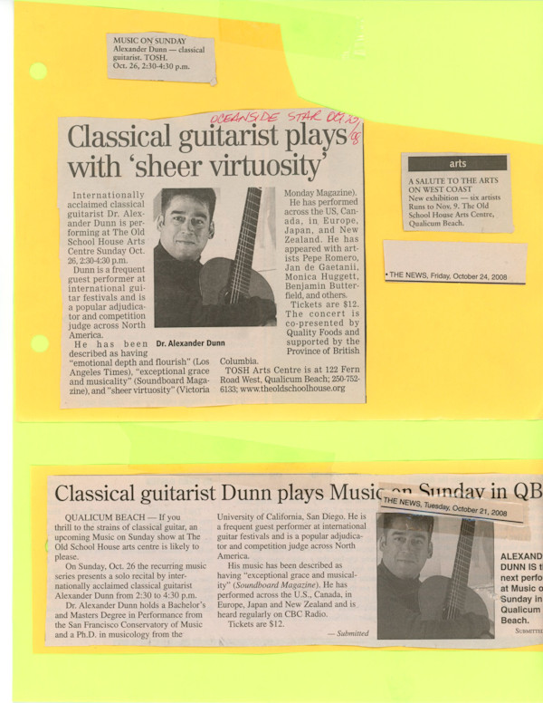 Music on Sunday - Alexander Dunn - 2008 by Alexander Dunn