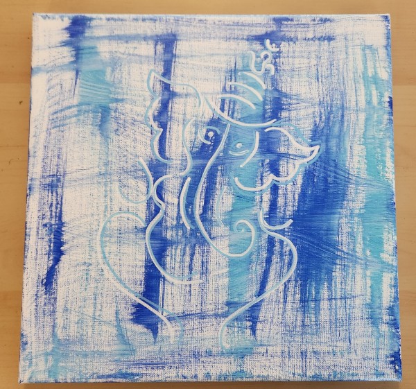 Ethereal Elephants 2 of 4 by Brandy Riverwright