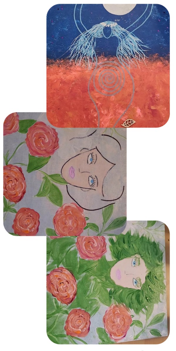 Peace and Progression. 2 pieces by Brandy Riverwright