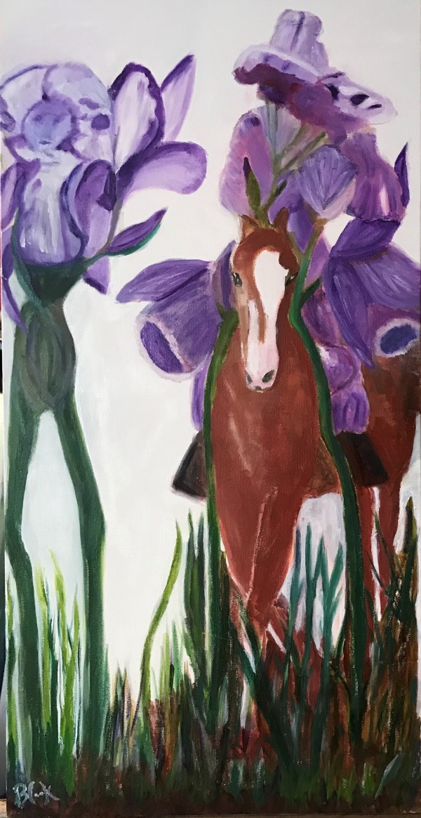 Horse Rider Iris by Becky Cook