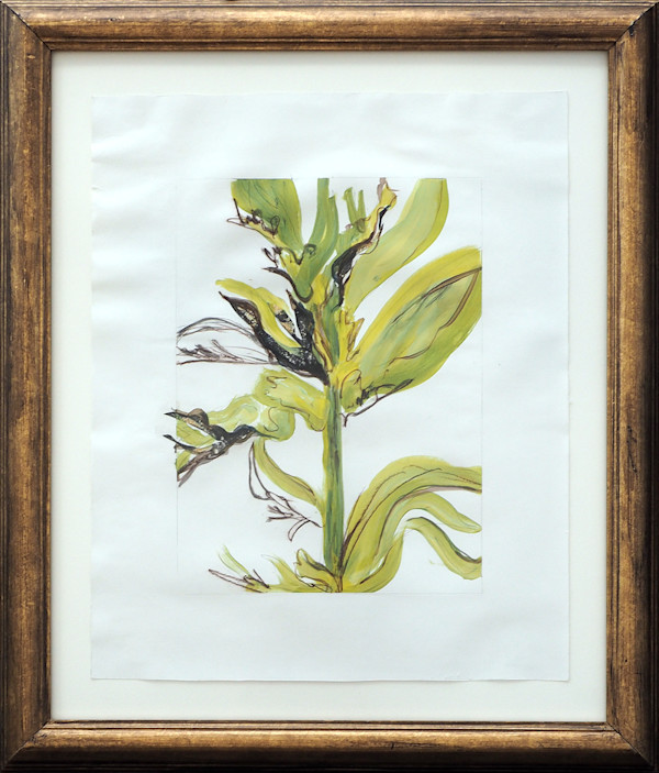 Feuilles Vert Clair (Light Green Leaves) by Mila Rossi, Image 1.