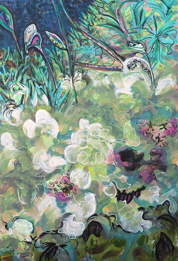 Morning Sun on Pink Bloom by Mila Rossi, Image 1.