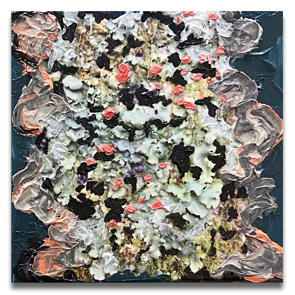 Blue Tangerine IV by Mila Rossi