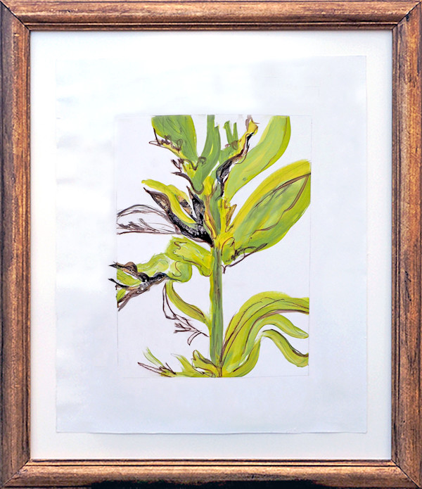 Feuilles Vert Clair (Light Green Leaves) by Mila Rossi