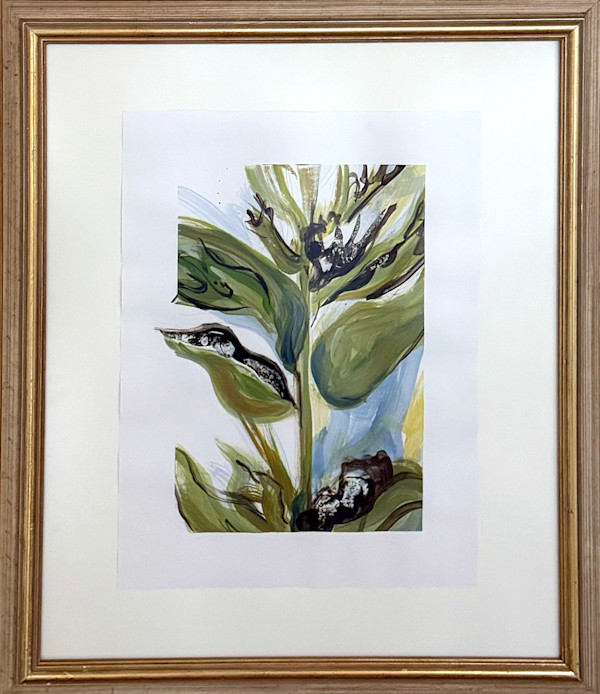 Feuilles Vert Foncé (Dark Green Leaves) by Mila Rossi, Image 1.