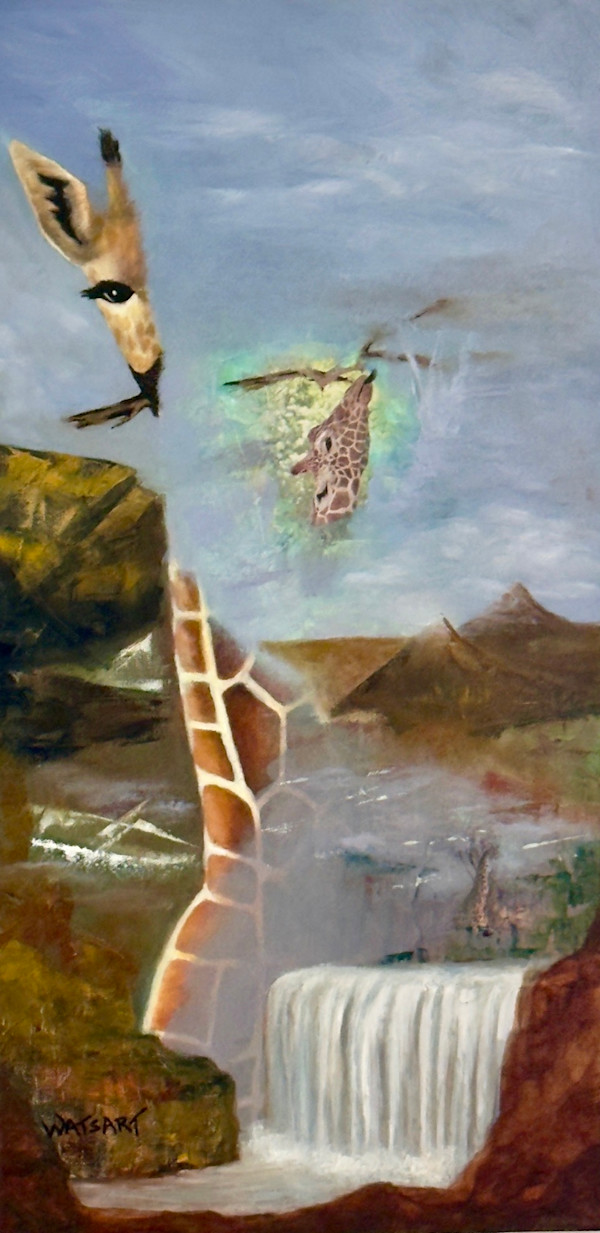 Giraffe World by Lydia Watson, WATSART  LLC