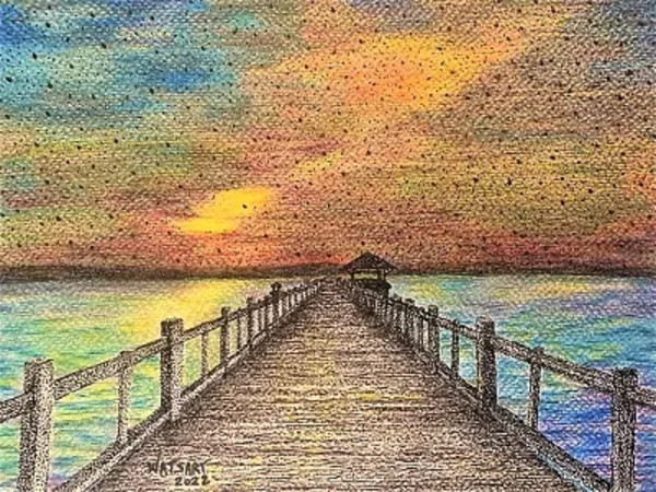 VANISHING POINT -LTD ED Print #7/0 by Lydia Watson, WATSART  LLC