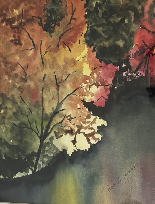 Fall on the Exeter River by Dannielle Genovese