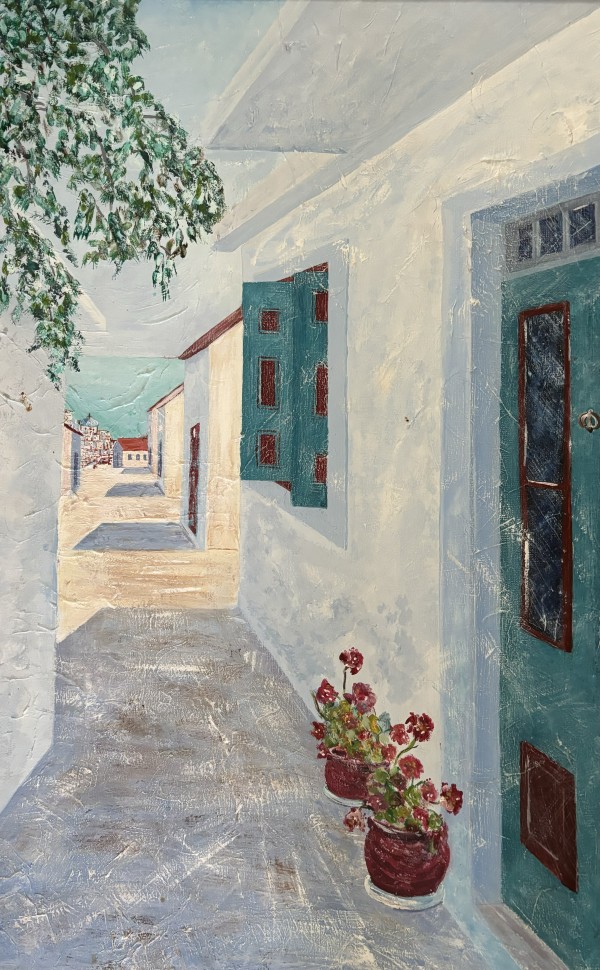 A Street in Mykonos by Dannielle Genovese