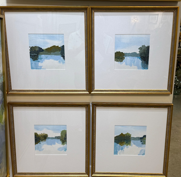 Petite Lakeside set of Four by Patricia Silbiger