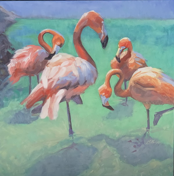 Flamingo 1 by Patricia Silbiger