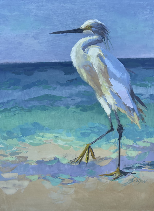 King Heron I by Patricia Silbiger