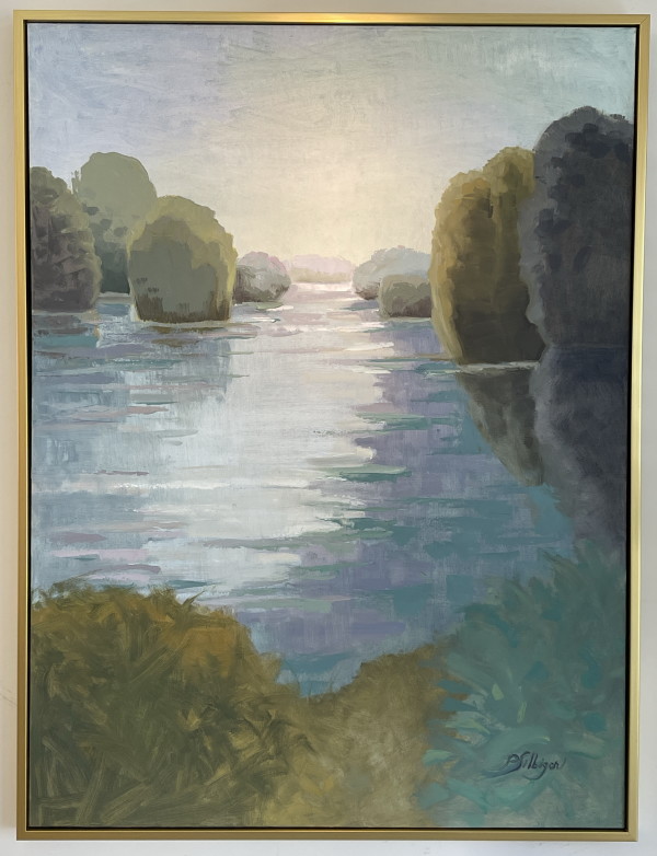 A Quiet Day at the Lake by Patricia Silbiger