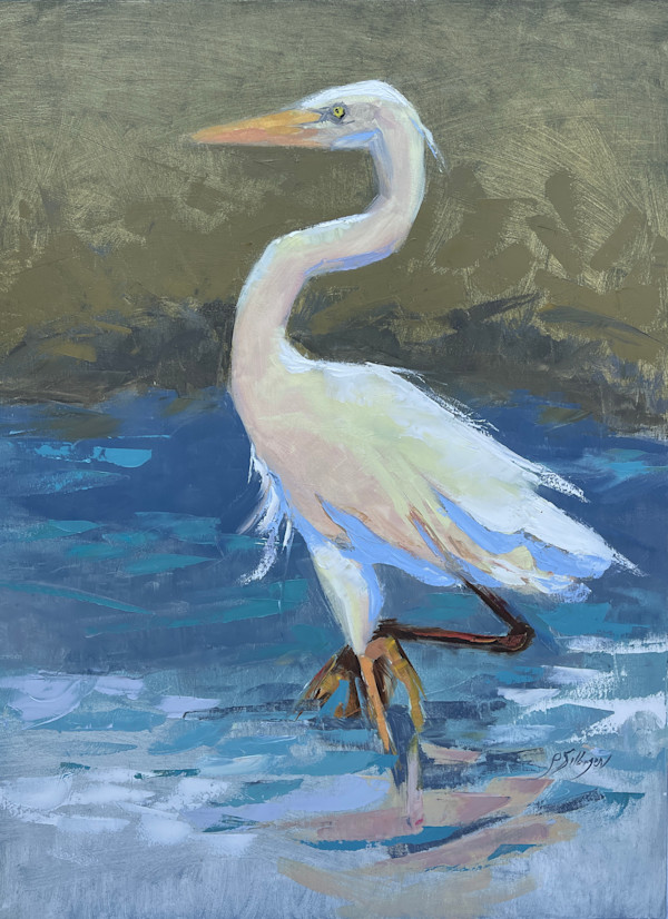 Sir Heron by Patricia Silbiger