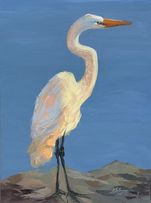 Ivory Watcher by Patricia Silbiger