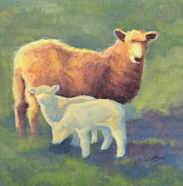 Sunny Day Sheep by Patricia Silbiger, Image 1.
