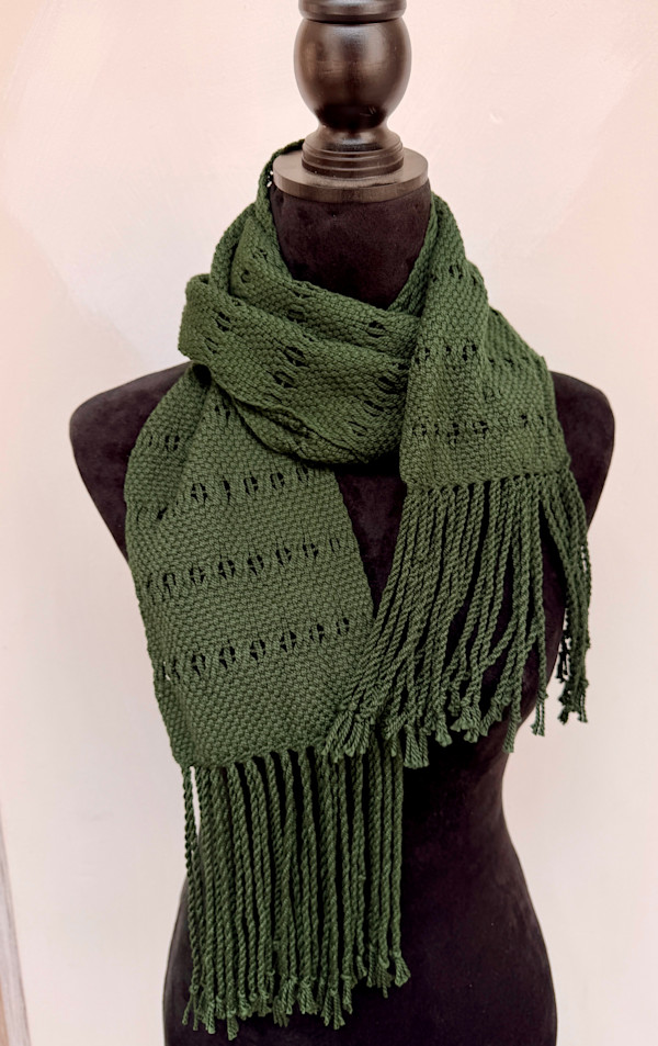 Evergreen Bouquet Scarf by Jill Hankins, Image 1.