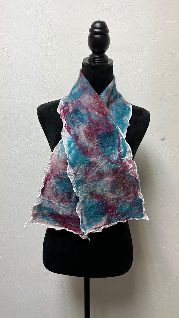 Nuno Felted Scarf by Jill Hankins
