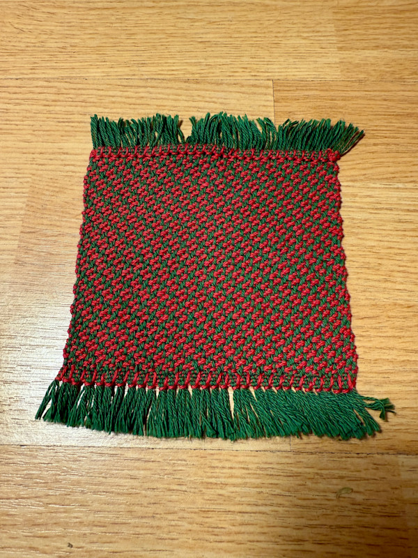 Christmas Mug Rug 1 by Jill Hankins