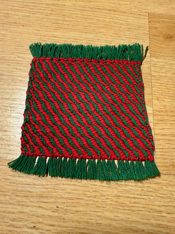 Christmas Mug Rug 2 by Jill Hankins