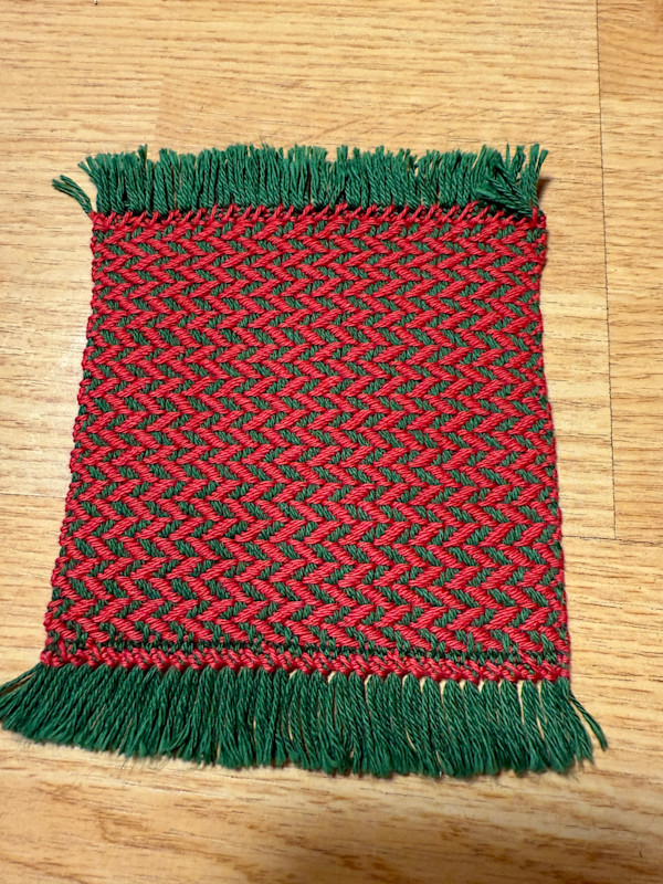 Christmas Mug Rug 3 by Jill Hankins