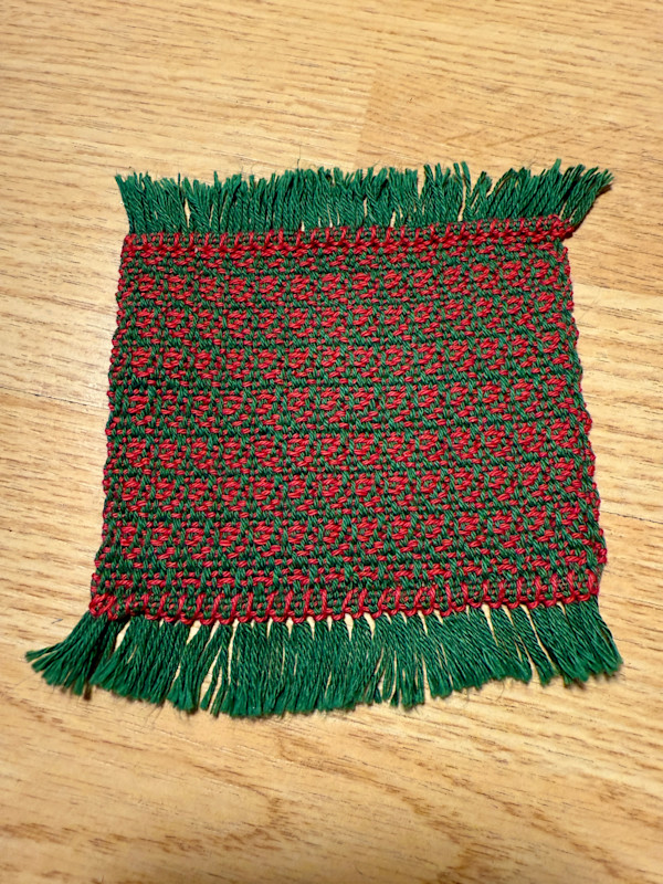 Christmas Mug Rug 5 by Jill Hankins