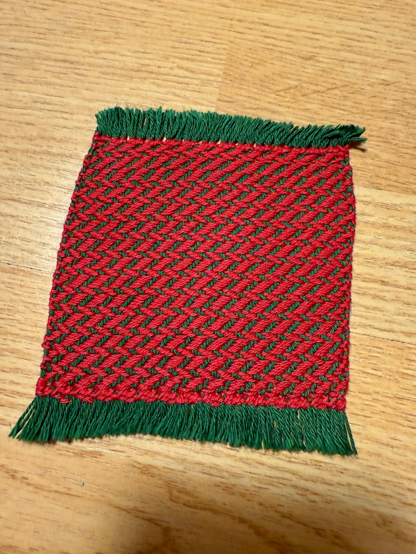 Christmas Mug Rug 6 by Jill Hankins