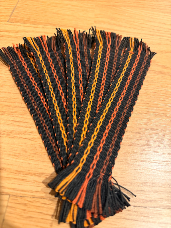 Noir Pumpkin Threads Bookmark by Jill Hankins