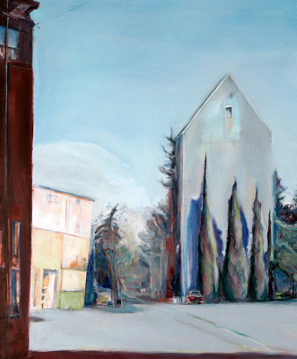 View 1.2, Vertical Fertilizer Building with Truck by Christa Brandenburg, Image 3.