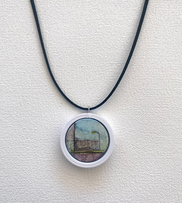 Wearable painting P3 by Madeleine van Manen