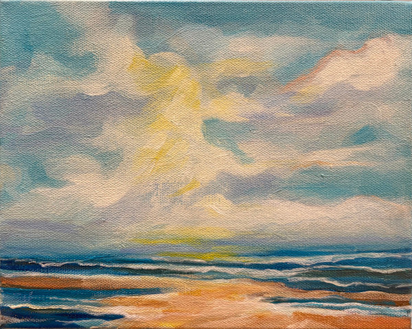 Bowditch beach by Frances Hawbaker, Image 1.