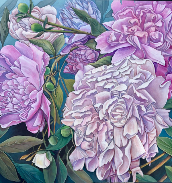 Peony Parade by Hawbaker-Fine Art, Image 1.