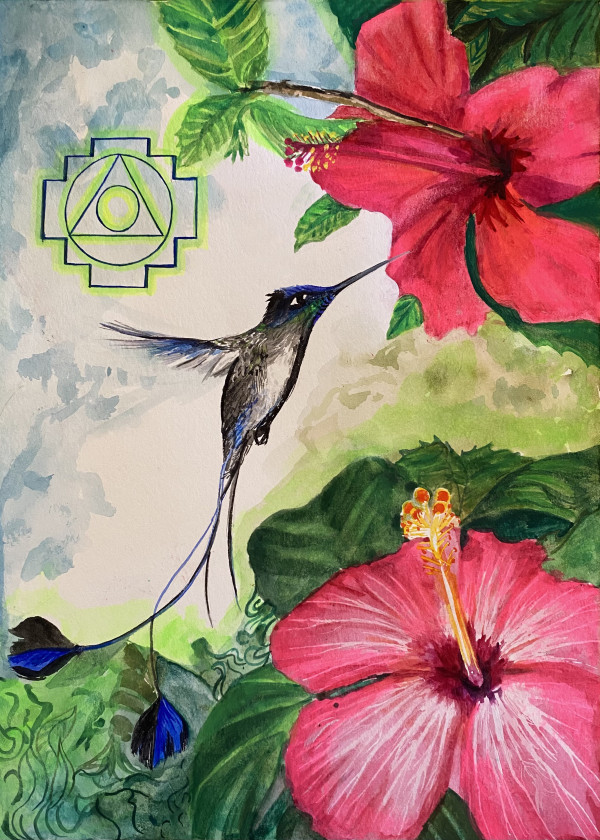 Peruvian Hummingbird by Cortney Crewe