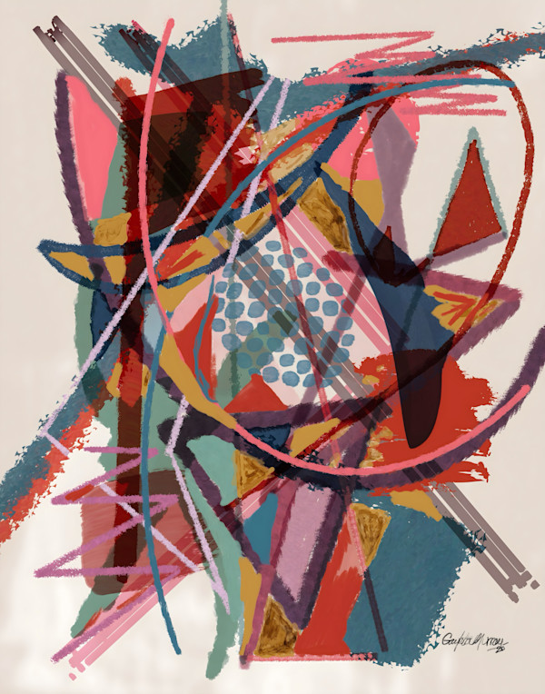 Crisscrossing_of_Lines_ovieub_1 by Gaylotta Murray