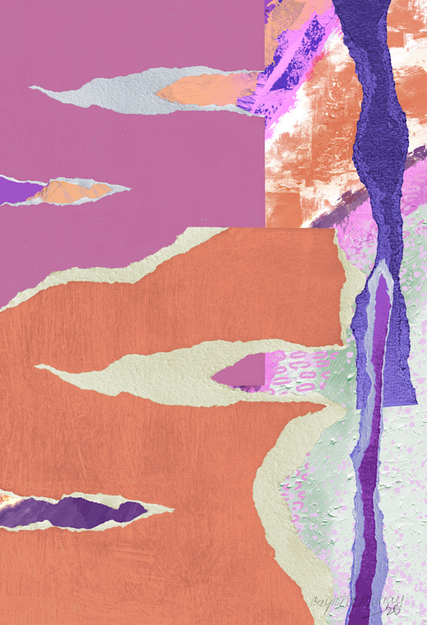 Lattice of Shapes & Edges-2 by Gaylotta Murray