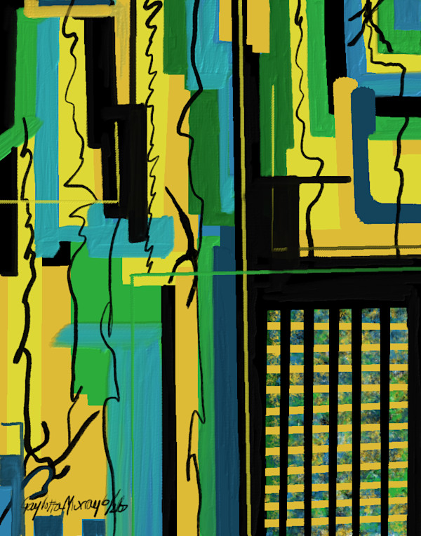 Yellow Hour in the CIty by Gaylotta Murray