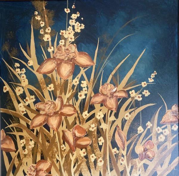 Untitled Floral Painting by Stephen Kaye