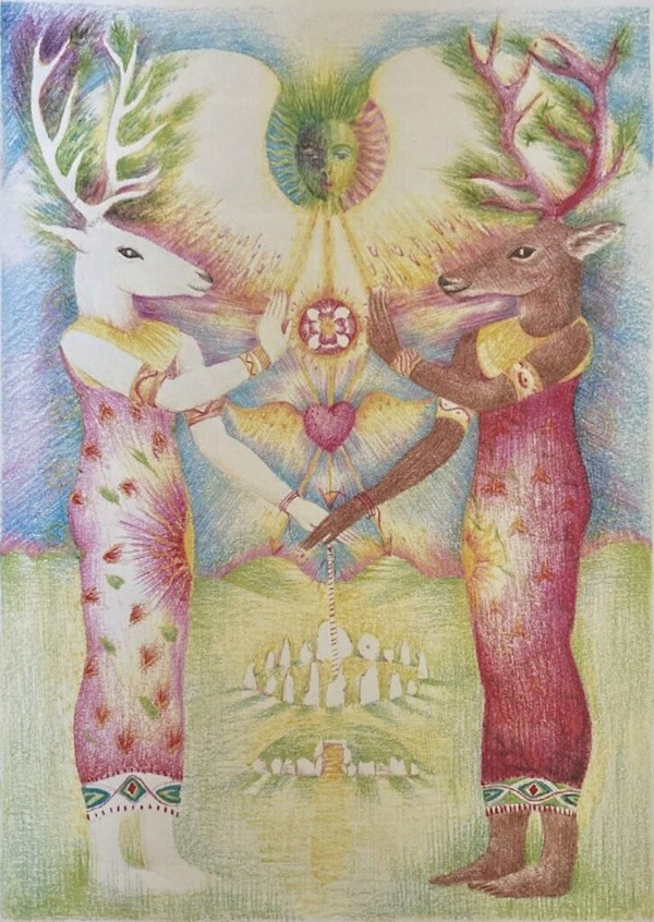 Sketch Lovers:  Greenwood Tarot by Chesca Potter
