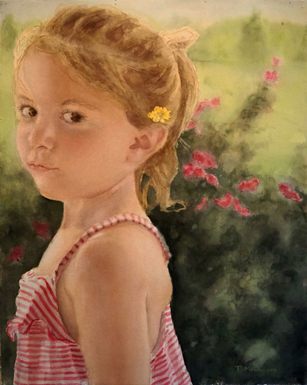 Stripes and Roses by Tina Mewhinney