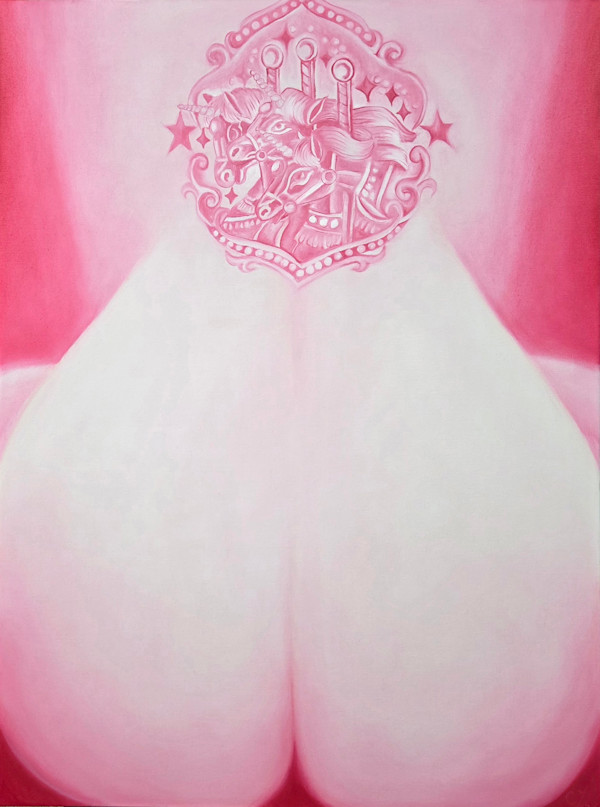 Carousel in Pink by Corinne Yorks, Image 1.