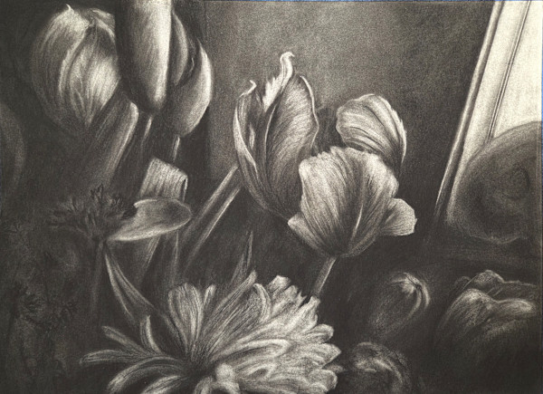 Tulips on the Counter by Corinne Yorks, Image 1.