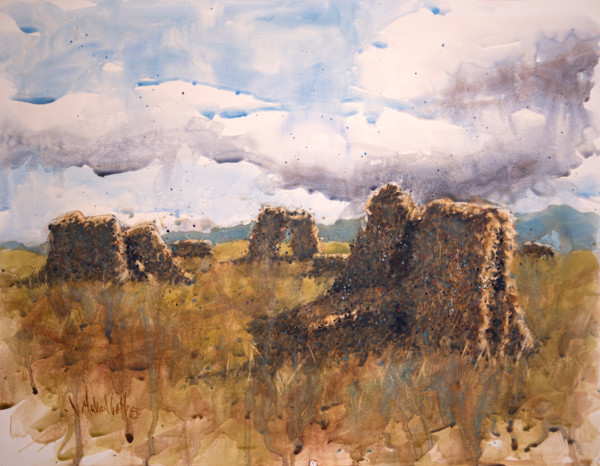 Hay-Bales 2 by J Michael Gatlin