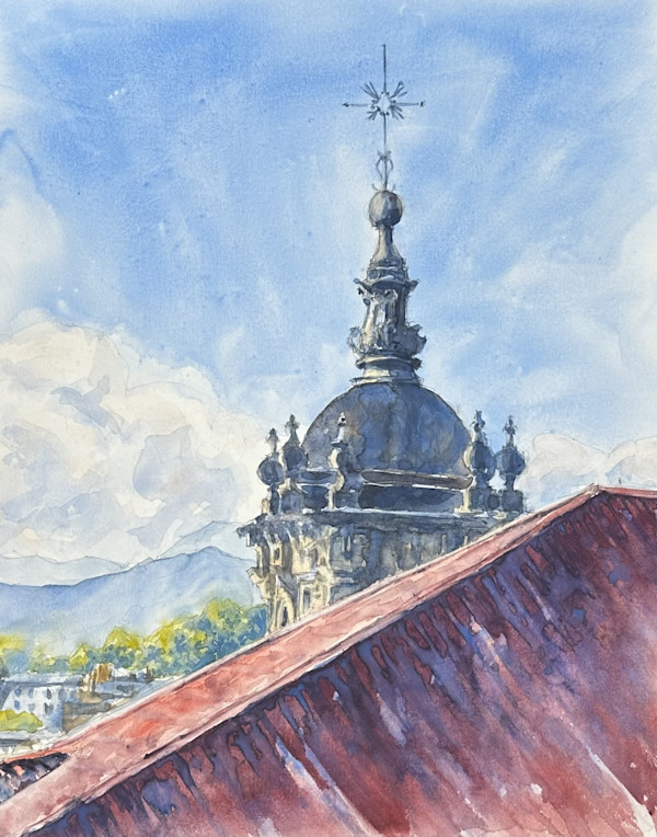 San Sebastián from the Old Town Cathedral by J Michael Gatlin