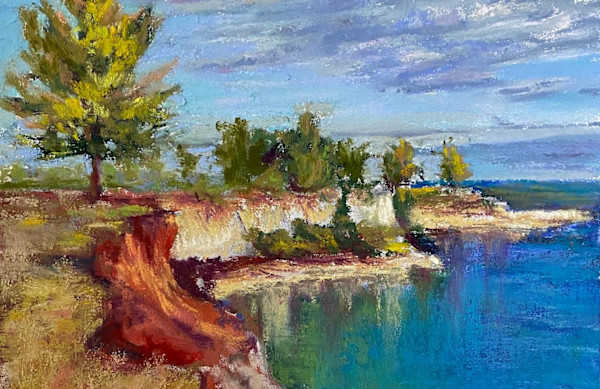 Red cliffs, Blue sea (Nightcliff foreshore) by Susan Penfold