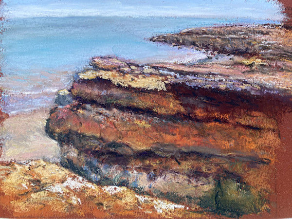 Nature’s brushstrokes (Nightcliff en plein air) by Susan Penfold