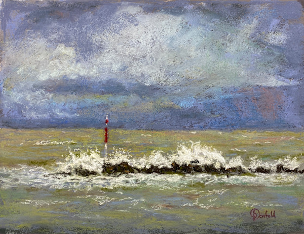 Where clouds gather (Nightcliff breakwater) by Susan Penfold